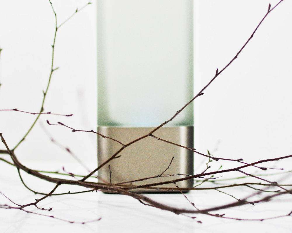 LED Glass Vase invivo industrial design